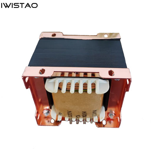 IWISTAO 165 ワットチューブアンプ電源トランス 320VX2 6.3VX2 5VX1 3.15VX2 シリコン鋼シート英国ブラケット設置 110/220V オーディオ DIY