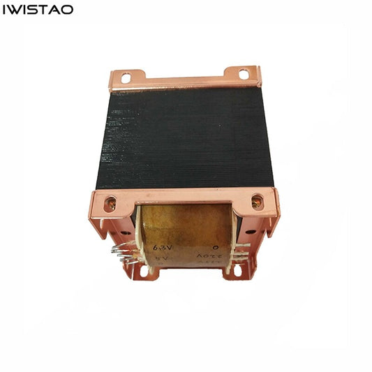 IWISTAO 185W 真空管アンプ 電源トランス 300V-260VX2 3.15V-0-3.15V 5V ケイ素鋼板 無酸素銅線 DIY