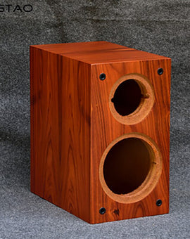 IWISTAO 2 Way 6.5 inches Speaker Empty Cabinet Passive Enclosure 18L Wood MDF Board Rosewood Veneer Inverted HIFI DIY