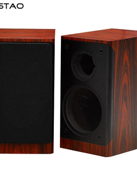 IWISTAO 2 Way 6.5 inches Speaker Empty Cabinet Passive Enclosure Wood 18mm High-density Fiberboard Rosewood Veneer Inverted HIFI DIY