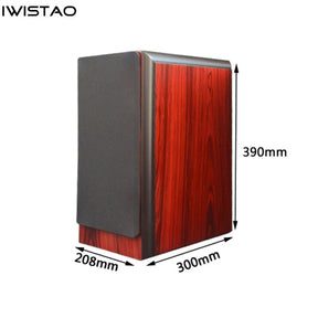 IWISTAO 2 Way 6.5 inches Speaker Empty Cabinet Passive Enclosure Wood ...