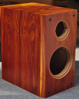 IWISTAO 2 Way 8 inches Speaker Empty Cabinet Passive Enclosure 24L Wood MDF Board Rosewood Veneer Inverted HIFI DIY