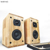 IWISTAO 2 Way HIFI Speaker  3.5 Inch Woofer  1 Inch Tweeter 4 Ohm 50W Solid Wood Enclosure 1 Pair Inverted Structure