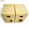 IWISTAO 2 Ways 5.5 Inches Bamboo Empty Cabinet 1 Pair Enclosure 9.2L Inverted No Including Speaker Units HIFI Audio DIY