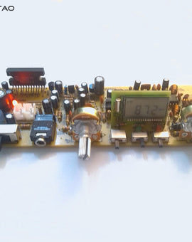 IWISTAO 2X8W FM Radio PCBA Board Display TA8122AN Power Amp TDA7057AQ DC 4.5V-18V