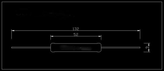 IWISTAO 2 個 10 ワット非誘導巻線抵抗器 KT88 EL34 6L6 カソード抵抗器