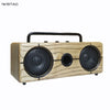 IWISTAO 2x15W Bluetooth Speaker Inverted Handmade Vintage Solid Ashwood  AUX U Disk MP3 WAV FLAC
