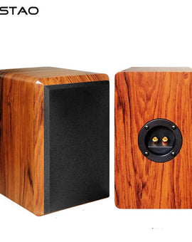 IWISTAO 4 Inches Full Range Speaker Empty Cabinet Passive Enclosure 15mm High Density Board 5.2L