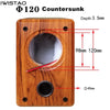 IWISTAO 4 Inches Full Range Speaker Empty Cabinet Passive Enclosure 15mm High Density Board 5.2L