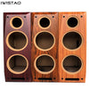 IWISTAO 3 Way Speaker Empty Cabinet Passive Speaker Enclosure 15mm High Density Board Labyrinth Structure HIFI Audio DIY