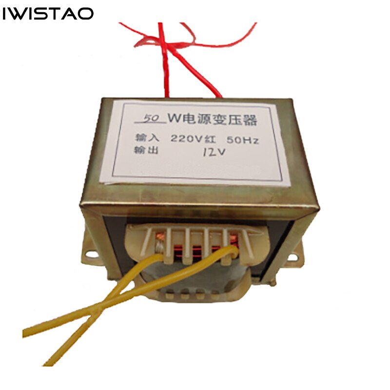 IWISTAO 50W Power Transformer EI Transformers PR 220V SEC 12V 18V 24V ...