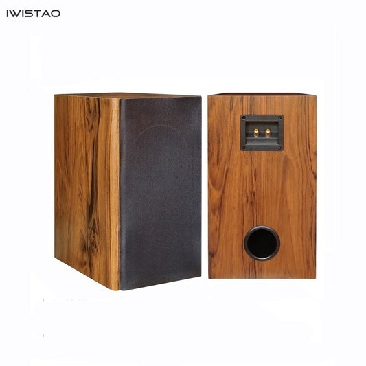 IWISTAO 6.5 inches Full Range Speaker Empty Cabinet Passive Speaker Enclosure Wood 18mm High Density MDF Board Volume 24L DIY