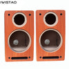 IWISTAO  8 Inch 2 Way Speaker Empty Cabinet Enclosure Labyrinth Structure 1 Pair 15mm High Density Board HIFI Audio DIY