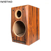 IWISTAO  8 Inch 2 Way Speaker Empty Cabinet Labyrinth Diamond Corner 1 Pair 15mm High Density Board HIFI Audio DIY