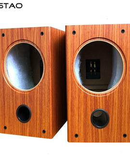 IWISTAO 8 Inch Full Range Speaker Empty Cabinet Enclosure 1 Pair 15mm High Density Board Inverted HIFI Audio DIY