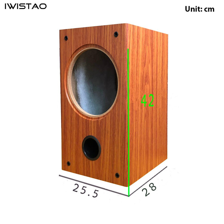 IWISTAO 8 Inch Full Range Speaker Empty Cabinet Enclosure 1 Pair 15mm ...