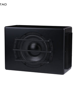 IWISTAO 8 인치 자동차 액티브 서브우퍼 DC12V 100W 45-150Hz 88Db 자동차 오디오 서브우퍼 수정 블랙