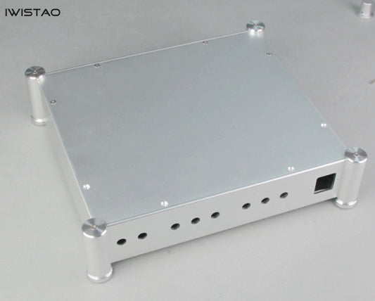 IWISTAO Aluminum Casing of Tube Amplifier Chassis Sandblasting Silver Process HIFI DIY