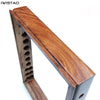 IWISTAO DIY 나무 케이스 튜브 앰프 섀시 430X330X63 레드 샌달우드 탑 다운 플레이트 3 입력 선택기 구멍