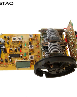 IWISTAO Discrete Components FET Stereo FM Tuner Board LA3401 Decoding Air Variable Capacitor Tuning