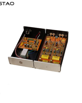 IWISTAO Discrete Components MM/MC Phono Stage FET Amplifier for LP Phono Split-type AC110V/220V HIFI Audio