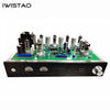 IWISTAO Finished Tube FM Stereo Tuner Stainless Steel Chassis Black Aluminum Panel HIFI Audio 220V