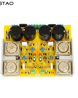 IWISTAO ゲルマニウム三極管 3AD18 パワーアンプ 完成基板 40WX2 真空管サウンド 参照 LEAK OCL クラシック HIFI オーディオ DIY