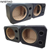 IWISTAO HIFI 8 / 10 / 12 Inch Passive Subwoofer Empty Cabinet Honeycomb HDF Board Enclosure Front Inverted Car Audio DIY