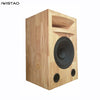 IWISTAO HIFI 10 / 12 Inches Bass Speaker Plus Tweeter Horn Empty Cabinet 1pc Solid Wood Inverted No Speaker Unit for Tube Amp DIY