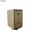 IWISTAO HIFI 2 Way Speaker Empty Cabinet 4/5/ 6.5 Inches 1 Pair Finished  Solid Birch Wood Inverted for Tube Amp