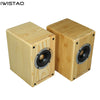IWISTAO HIFI 3 Inch Full Range Empty Cabinet / Finished Speaker 1 Pair Solid Wood or Bamboo Labyrinth Structure  for Tube Amp