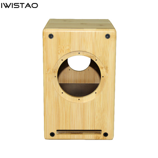 IWISTAO HIFI 3 インチ フル レンジ エンプティ キャビネット / 完成品 スピーカー 1 ペア 無垢材または竹製 ラビリンス構造 真空管アンプ用