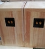 IWISTAO HIFI 3 Inch Full Range Speaker Empty Cabinet 1 Pair Finished Wood Labyrinth Structure Blank Version for Tube Amp