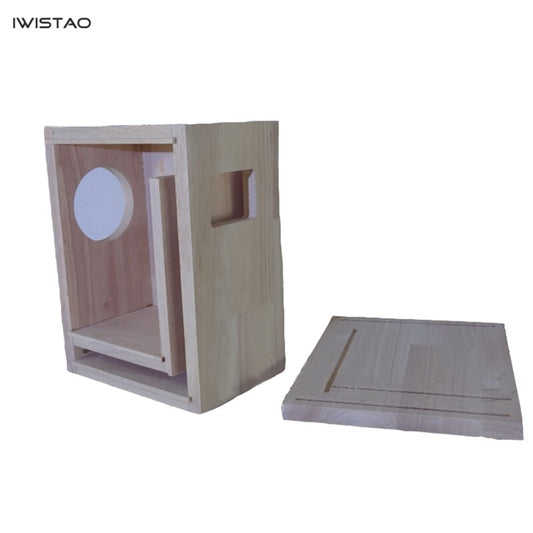 IWISTAO HIFI 3-8 インチ フルレンジ スピーカー 空のキャビネット 1 ペア 完成した木製の迷路構造 真空管アンプ用のブランク バージョン
