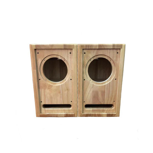 IWISTAO HIFI 4 Inch Full Range Speaker Empty Cabinet Solid Wood Enclosure Bookshelf Labyrinth Structure Active Panel AudIo DIY