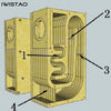 IWISTAO HIFI 4 Inches Full Range Speaker Empty Labyrinth Oak Cabinet 1 Pair for Tube Amplifier