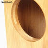 IWISTAO HIFI 4 Inches Full Range Speaker Empty Enclosure Bamboo Inverted 1 Pair for Tube Amp