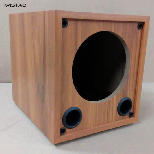IWISTAO HIFI 6.5 Inch Subwoofer Empty Cabinet Passive Wooden Speaker Enclosure HDF Board DIY