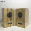 IWISTAO HIFI 6.5 Inches Full Range Speaker Empty Cabinet 1 Pair Solid Wood Inverted for Tube Amp DIY