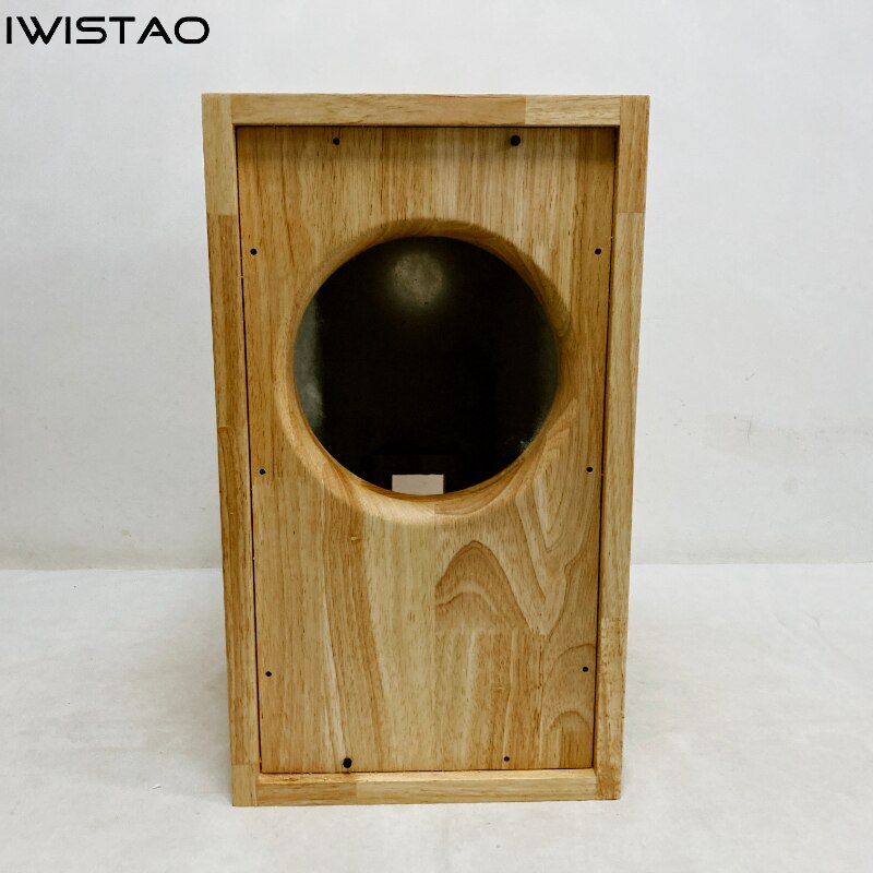 IWISTAO HIFI 8 Inch Full Range Speaker Empty Cabinet 1 Piece Solid Woo ...