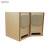 IWISTAO HIFI Labyrinth 4.5 Inch Full Range Empty Speaker Cabinet Solid Wood/Poplar Plywood 15mm Thickness Board