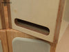 IWISTAO HIFI ラビリンス 4 インチ フルレンジ 空のスピーカー エンクロージャー ポプラ合板または無垢材 15mm 厚ボード DIY オーディオ