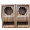 IWISTAO HIFI Speaker Empty Cabinet 4.5 Inches 1 Pair Labyrinth Structure with Solid Wood for Bose Model 100 PR Unit DIY