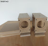 IWISTAO HIFI Speaker Empty Cabinet Kit Labyrinth High-density Fibreboard for 4/4.5/5 Inch Full Range Speaker Unit DIY