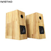 IWISTAO HIFI Speaker Full Range 2.75 Inches Unit 4 Ohm 15~30W 88dB Solid Wood Enclosure 1 Pair Inverted Structure Elevation Angle