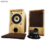 IWISTAO HIFI Speaker Full Range 4 Inches Unit 4 Ohm 15~25W Solid Wood Enclosure 1 Pair Inverted Structure