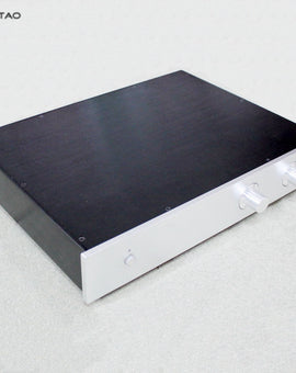 IWISTAO HIFI Tube Amplifier Casing W425* D313 * H70mm Whole Aluminum Black Silver Panel