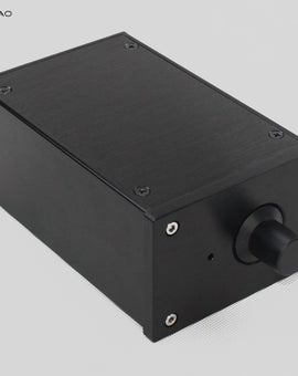 IWISTAO HIFI Tube Amplifier Casing W100*D160*H70mm Whole Aluminum No Cut Holes Black /Silver Panel