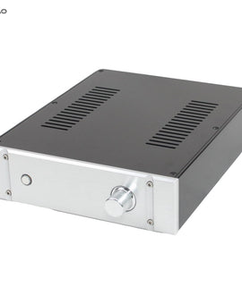 IWISTAO HIFI Tube Amplifier Casing W250*D308*H70mm Whole Aluminum No Cut Holes Black Silver Panel