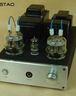 IWISTAO HIFI チューブ ヘッドホン アンプ 1W 出力 32-600Ω &amp; チューブ アンプ 2X8W 6N2 ドライブ FU32 アルミニウム シャーシ